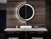 Round Backlit LED Bathroom Mirror L33