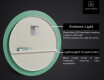 Round Backlit LED Bathroom Mirror L33 #3
