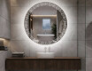 Round Backlit LED Bathroom Mirror L35
