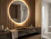 Round Backlit LED Bathroom Mirror L82
