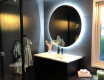 Round Backlit LED Bathroom Mirror L82 #1