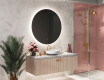 Round Backlit LED Bathroom Mirror L82 #8