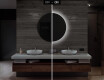 Round Backlit LED Bathroom Mirror L82 #4