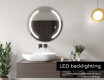 Round Backlit LED Bathroom Mirror L97 #5