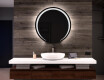 Round Backlit LED Bathroom Mirror L98