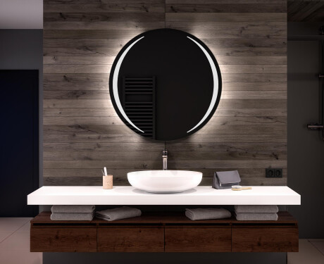 Round Backlit LED Bathroom Mirror L99