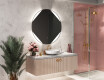 Round Backlit LED Bathroom Mirror L114 #10