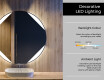 Round Backlit LED Bathroom Mirror L114 #4