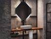 Round Backlit LED Bathroom Mirror L114 #9