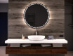 Round Backlit LED Bathroom Mirror L115