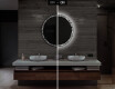 Round Backlit LED Bathroom Mirror L115 #5