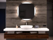 Round Backlit LED Bathroom Mirror L116
