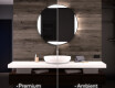 Round Backlit LED Bathroom Mirror L116 #1