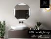 Round Backlit LED Bathroom Mirror L116 #5