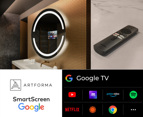 Round Backlit LED Bathroom Mirror L118 #7