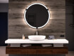 Round Backlit LED Bathroom Mirror L119