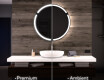Round Backlit LED Bathroom Mirror L119 #1