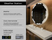 Round Backlit LED Bathroom Mirror L120 #2