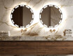 Round Backlit LED Bathroom Mirror L121