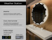 Round Backlit LED Bathroom Mirror L121 #2