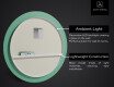 Round Backlit LED Bathroom Mirror L122 #3