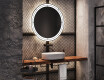 Round Backlit LED Bathroom Mirror L122 #9