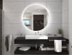 Battery operated bathroom round mirror with lights L82 #5