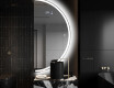 Semi-Circular Mirror with LED illumination A222 #9