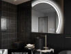 Half Circle Mirror LED lighted wall mirror Q222 #3