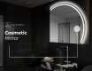 Semi-Circular Mirror with LED illumination Q223 #5