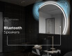 Semi-Circular Mirror with LED illumination Q223 #6
