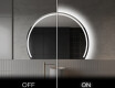 Half Circle Mirror LED lighted wall mirror W223 #3