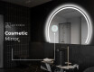 Half Circle Mirror LED lighted wall mirror W223 #5