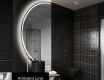Semi-Circular Mirror with LED illumination D223