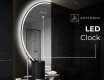 Semi-Circular Mirror with LED illumination D223 #7