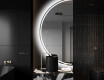 Semi-Circular Mirror with LED illumination D223 #9