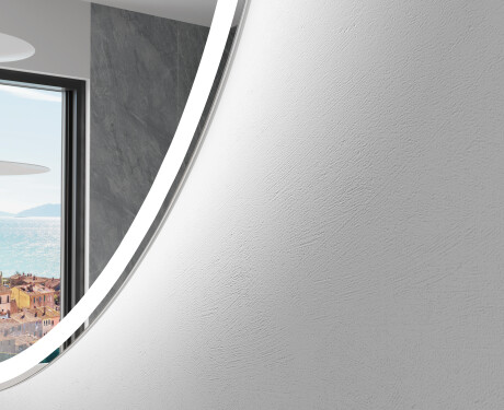 Semi-Circular Mirror with LED illumination X222 #2