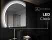 Semi-Circular Mirror with LED illumination X222 #7