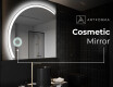 Semi-Circular Mirror with LED illumination X222 #9