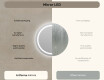 Round Backlit LED Bathroom Mirror 80cm with cool LED color 7000K, warm color 3000K, or neutral color 4500K #6