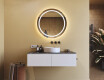 Round Backlit LED Bathroom Mirror 80cm with cool LED color 7000K, warm color 3000K, or neutral color 4500K #8