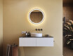 Round Backlit LED Bathroom Mirror 60cm with cool LED color 7000K, warm color 3000K, or neutral color 4500K #8