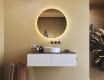 Round Backlit LED Bathroom Mirror 80cm with cool LED color 7000K, warm color 3000K, or neutral color 4500K #8