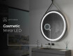 Round hanging mirror with lights L33 #8
