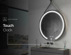 Round hanging mirror with lights L96 #9