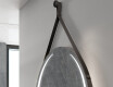 Round hanging mirror with lights L99 #2