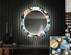 Round Backlit Decorative Mirror LED For The Hallway - Ball #1