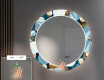 Round Backlit Decorative Mirror LED For The Hallway - Ball #4