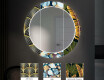 Round Backlit Decorative Mirror LED For The Hallway - Ball #5