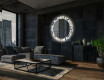 Backlit Decorative Mirror LED For The Living Room - Donuts #10